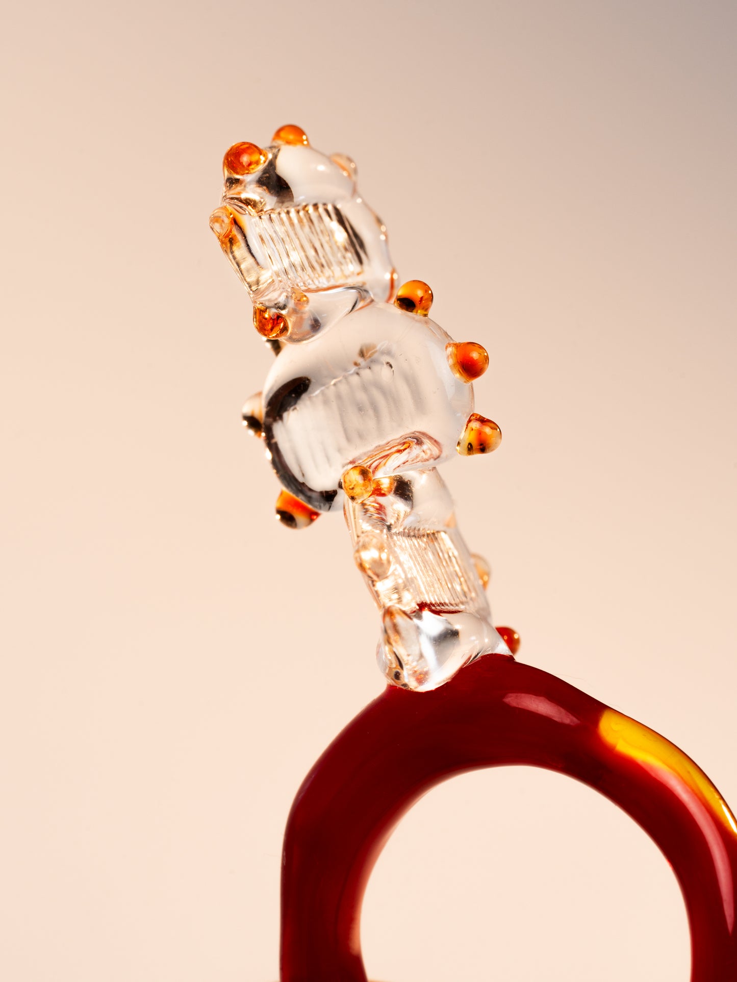Fear-Ring-Jewellery online store-ship worldwide from Murano Venice Italy-best personalised gift idea for birthday present, anniversary gift, mother's day unique gift-HiddenGlassStudio